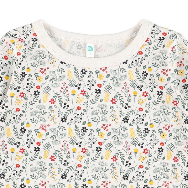 最大65%OFFクーポン 花柄ボーダーTシャツ90 ecousarecycling.com