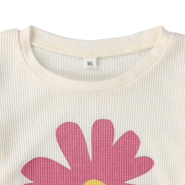 ワッフルブロードレイヤード風長袖Tシャツ