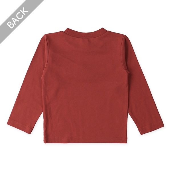 フリルロゴ長袖Tシャツ