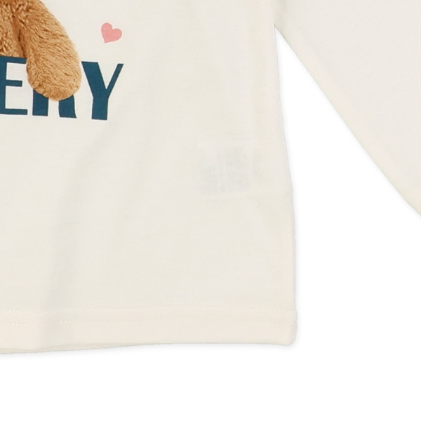 くま前後長袖Tシャツ