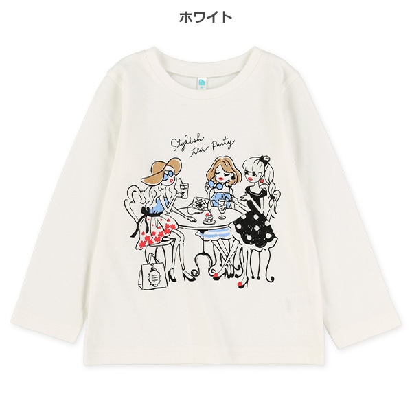 ガールズ長袖Tシャツ