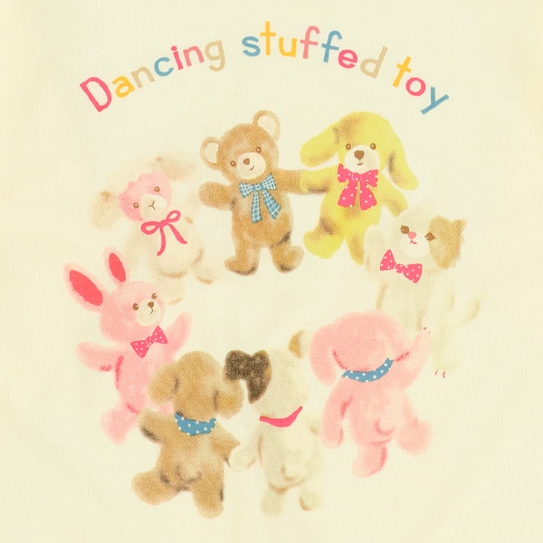 カラフルぬいぐるみ長袖Tシャツ