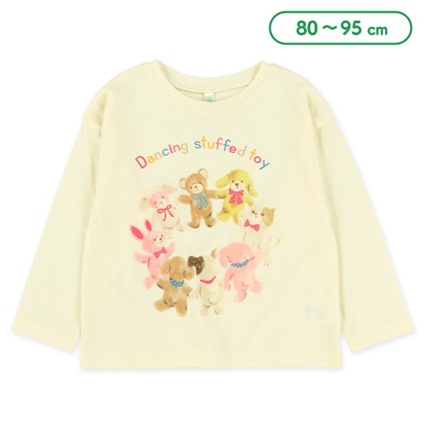 カラフルぬいぐるみ長袖Tシャツ