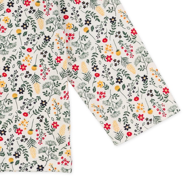 花総柄長袖Tシャツ