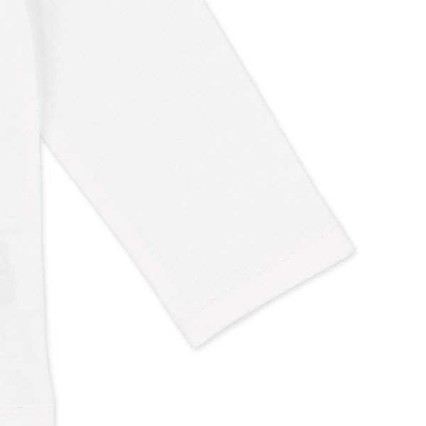 肩フリル白黒Tシャツ