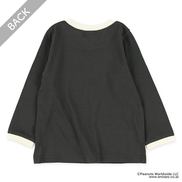 リンガー長袖Tシャツ（スヌーピー）
