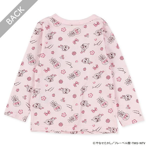 総柄長袖Tシャツ（アンパンマン）