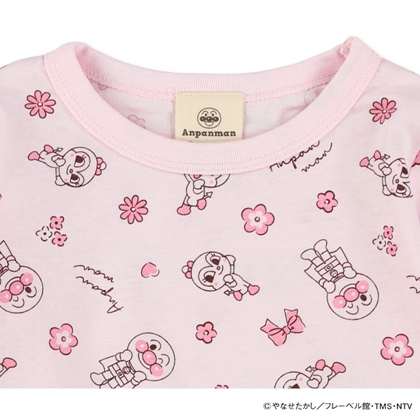 総柄長袖Tシャツ（アンパンマン）