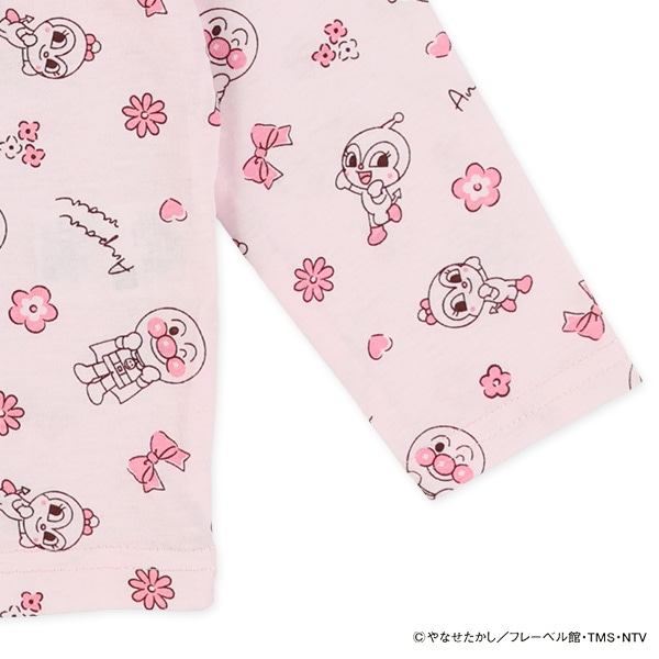 総柄長袖Tシャツ（アンパンマン）