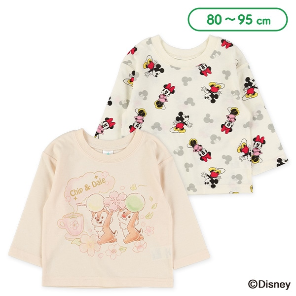 長袖Tシャツ（ミッキーマウス・チップとデール）