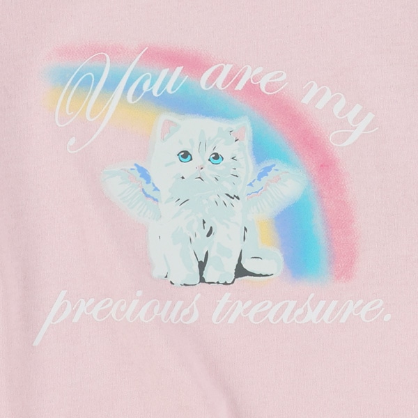 ケーキ・くま・ねこ長袖Tシャツ