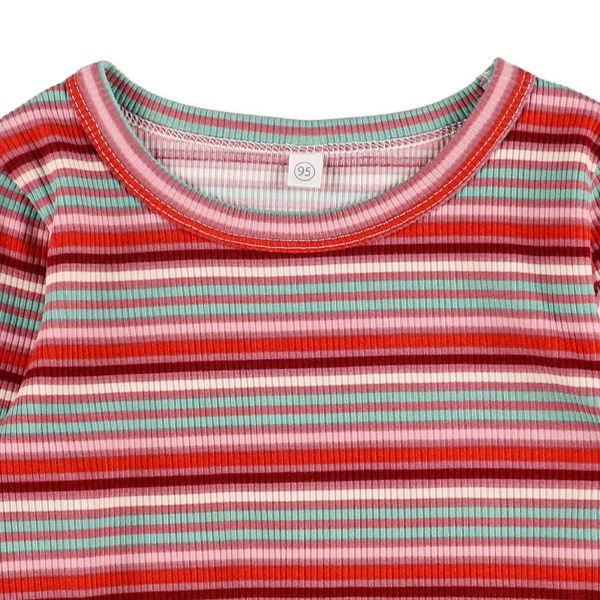 テレコボーダー長袖Tシャツ