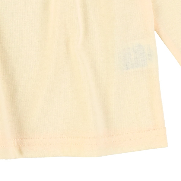 ハート柄・花柄前後プリントスモック長袖Tシャツ