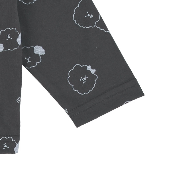 いぬ総柄長袖Tシャツ