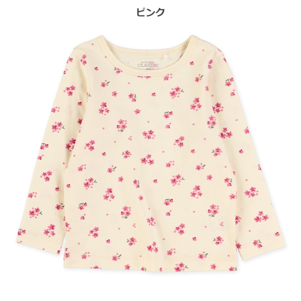 花総柄長袖Ｔシャツ