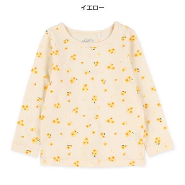 花総柄長袖Ｔシャツ