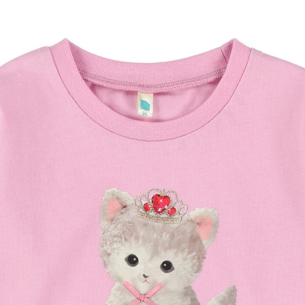 アニマルリボン長袖Tシャツ