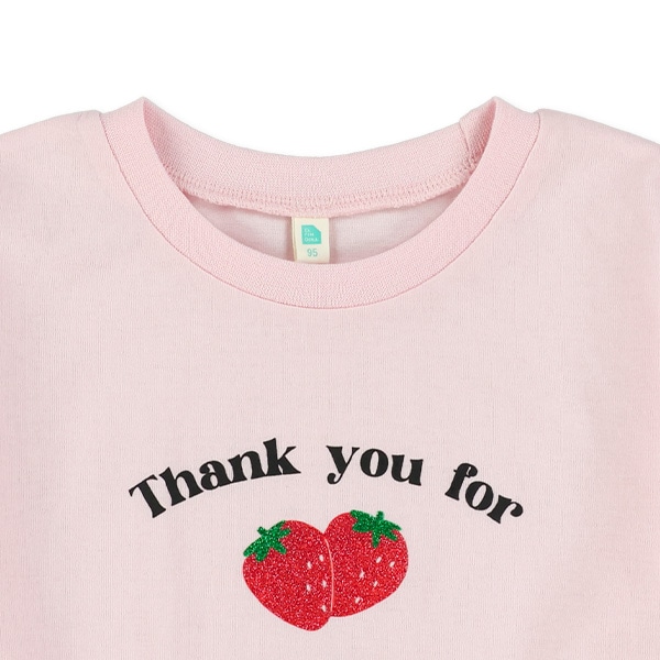 ラメモチーフ長袖Tシャツ