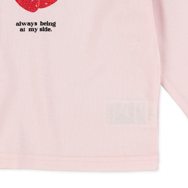 ラメモチーフ長袖Tシャツ