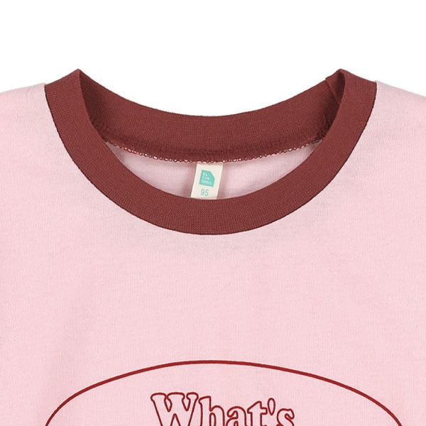 胸ロゴリンガー長袖Tシャツ