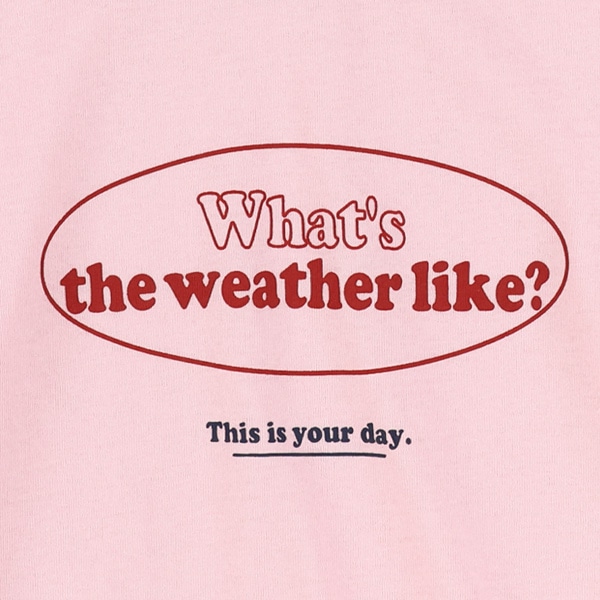 胸ロゴリンガー長袖Tシャツ