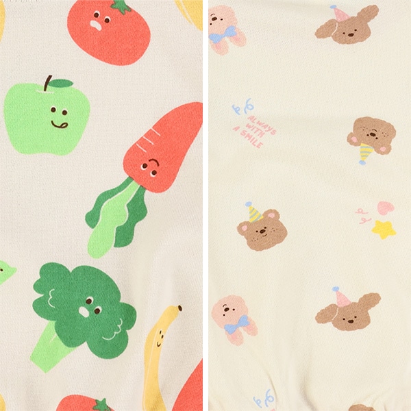 裏毛野菜・アニマルトレーナー