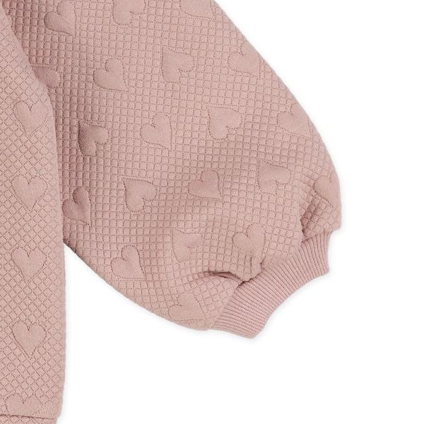 ジャガードハート柄薄手トレーナー