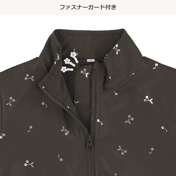 箔プリントウィンドブレーカー