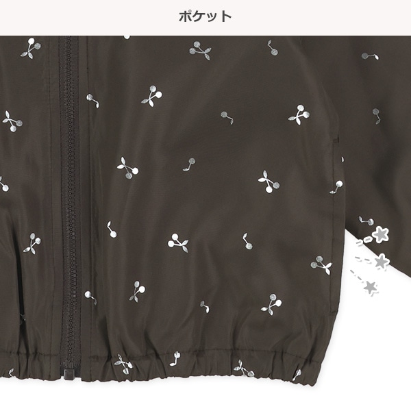 箔プリントウィンドブレーカー