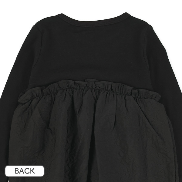 切り替えレイヤー風長袖Tシャツ