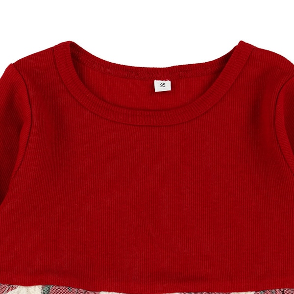 テレコ切り替えチュール長袖Tシャツ