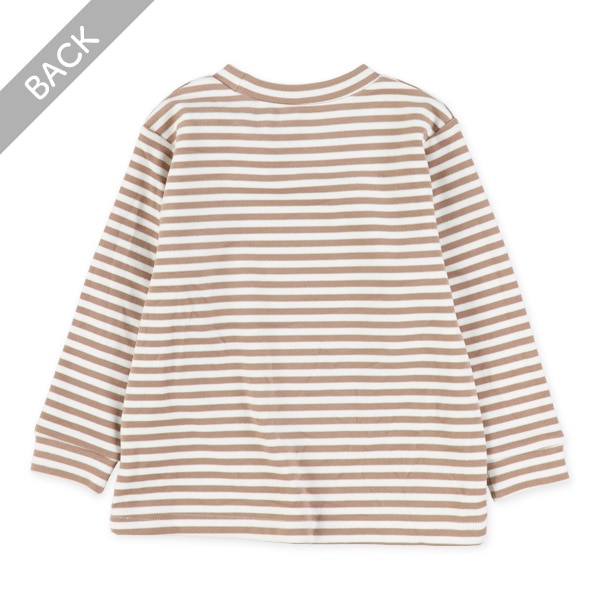 ライトフリースボーダー長袖Tシャツ