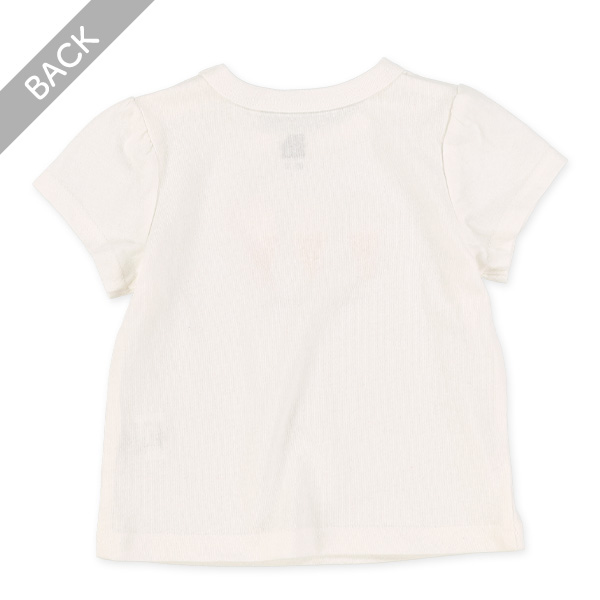 発泡プリントアイス柄半袖Tシャツ