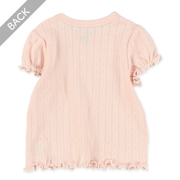 針抜き袖フリル半袖Ｔシャツ