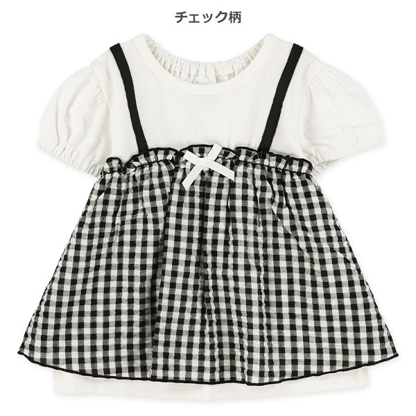 レイヤード風半袖Ｔシャツ