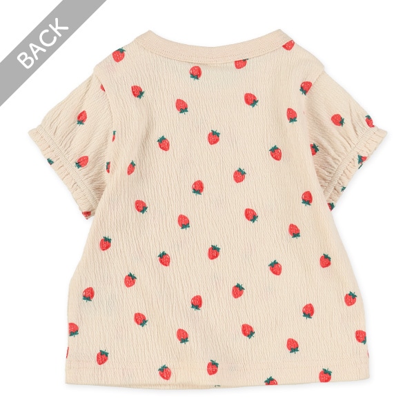 シャーリング総柄半袖Ｔシャツ