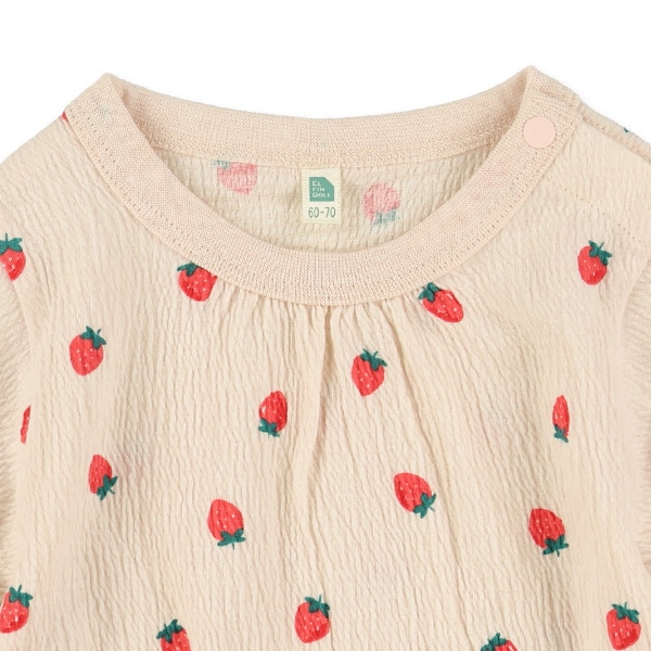 シャーリング総柄半袖Ｔシャツ