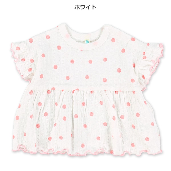 ニットサッカー切り替え半袖Tシャツ