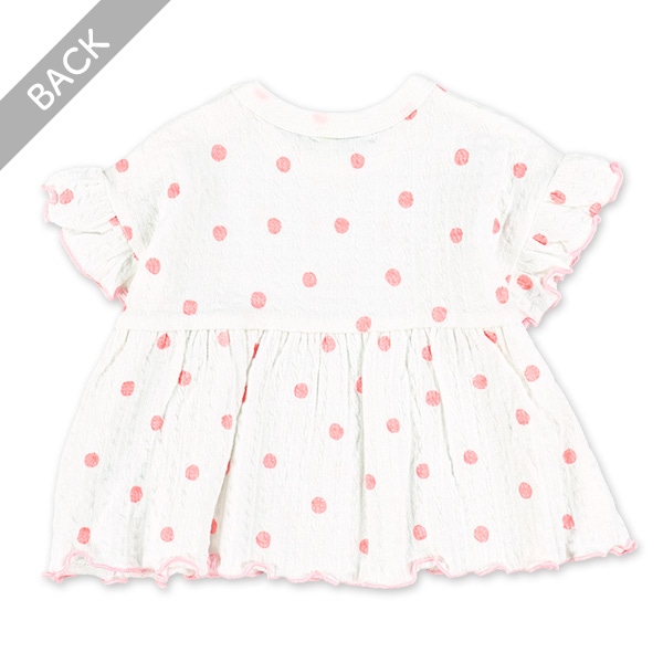 ニットサッカー切り替え半袖Tシャツ