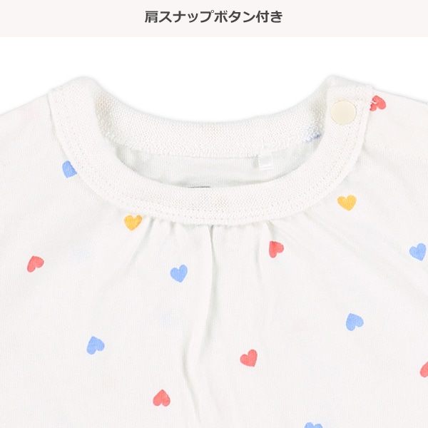 ハート総柄半袖Tシャツ