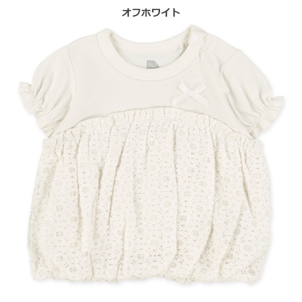 切り替えレース半袖Ｔシャツ