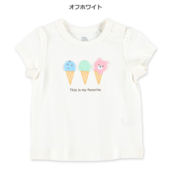 発泡プリントアイス半袖Tシャツ