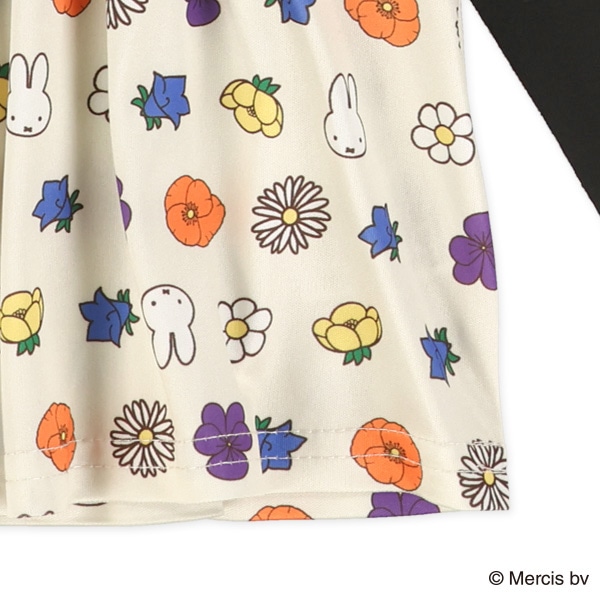 総柄キャミソールレイヤード風長袖Tシャツ（ミッフィー） | 西松屋