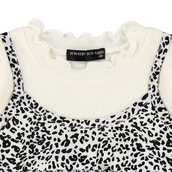 テレコブロードレイヤード風長袖Tシャツ