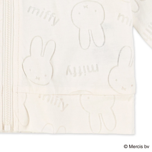 オパール透かし総柄ジップパーカー（ミッフィー）