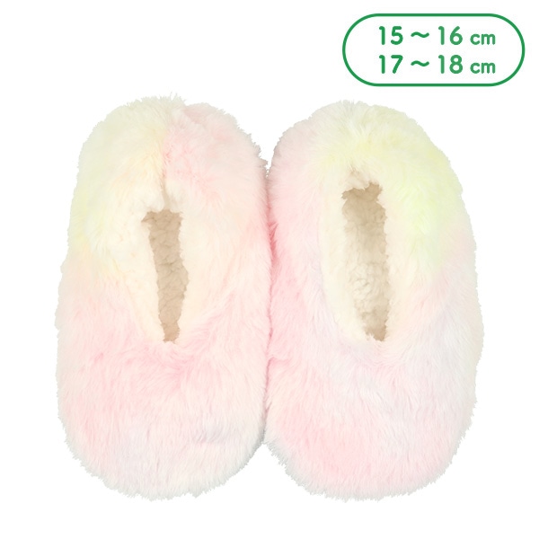 もこもこキッズルームソックス（レインボー）