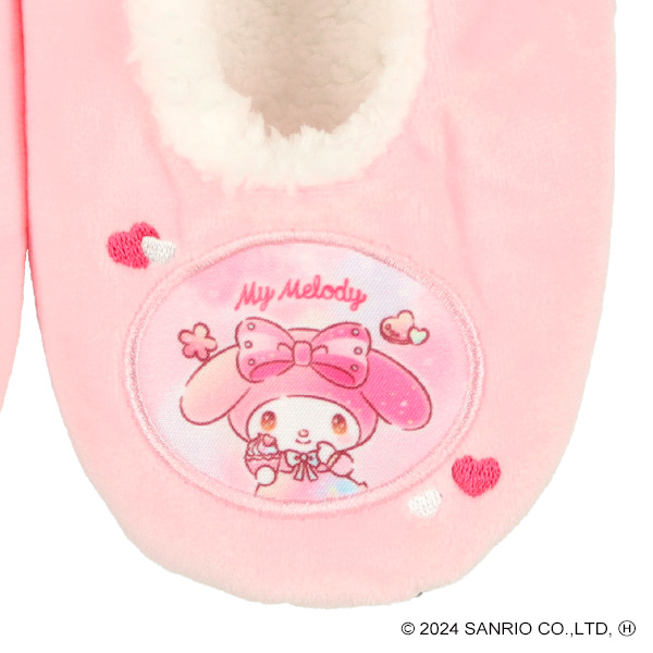 もこもこキッズルームソックス（マイメロディ）