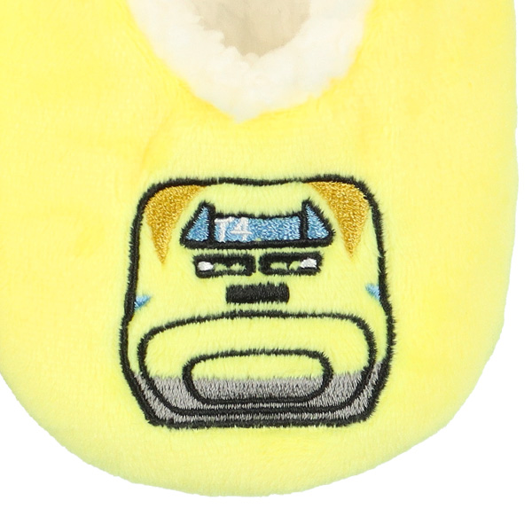 もこもこキッズルームソックス（鉄たび・923形ドクターイエロー）