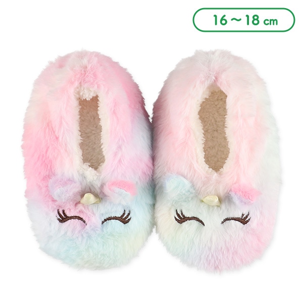 もこもこキッズルームソックス（ユニコーン）
