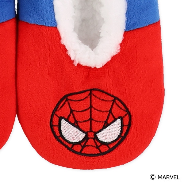 もこもこキッズルームソックス（スパイダーマン）